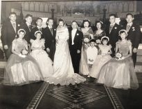 Calvin Chin and Katherine Moy wedding party